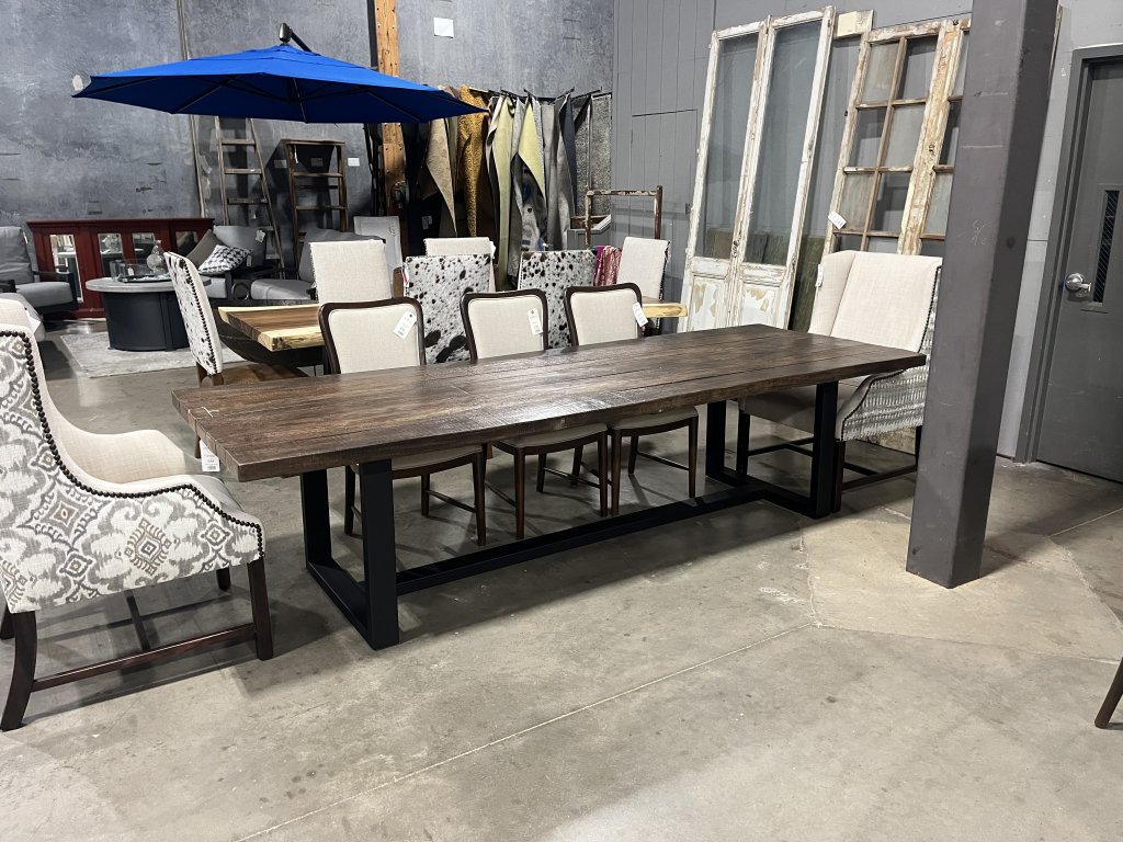 Vintage Factory Floor Table