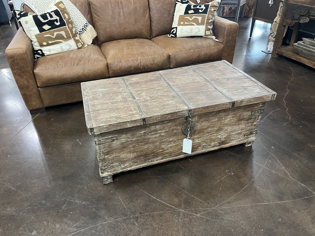 Small Wooden Trunk Coffee Table