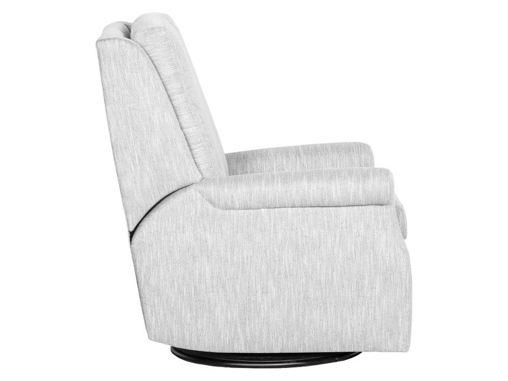 Greek Key Arm Manual Swivel Glider Recliner - primary view