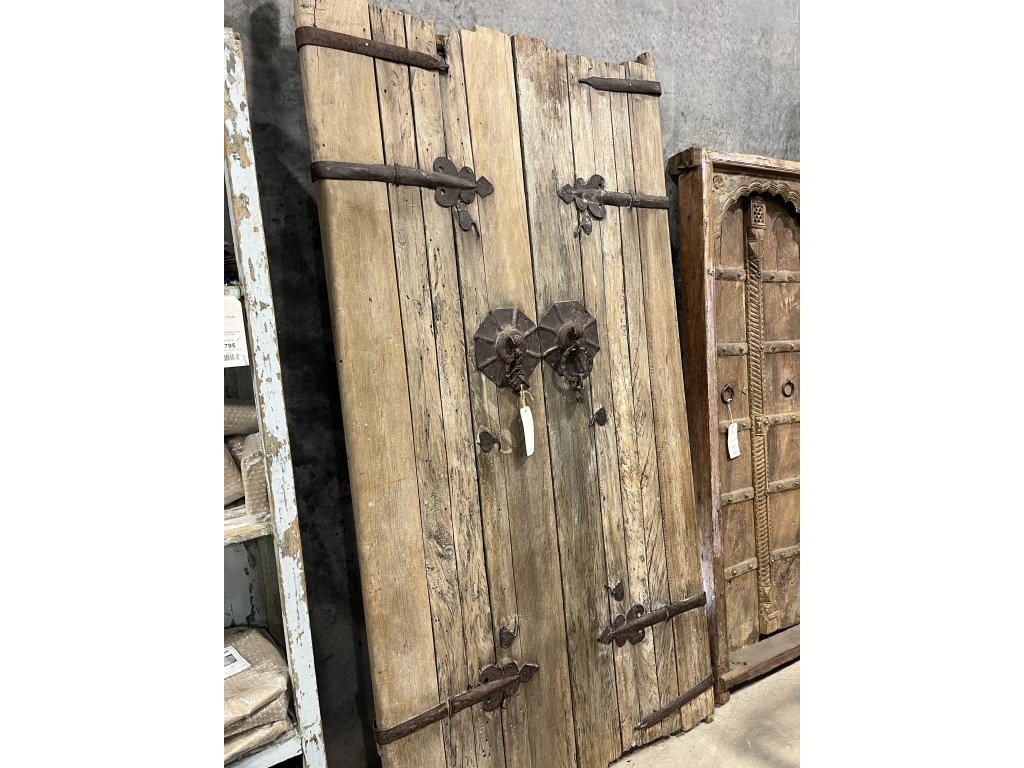 Vintage Door with Hinges