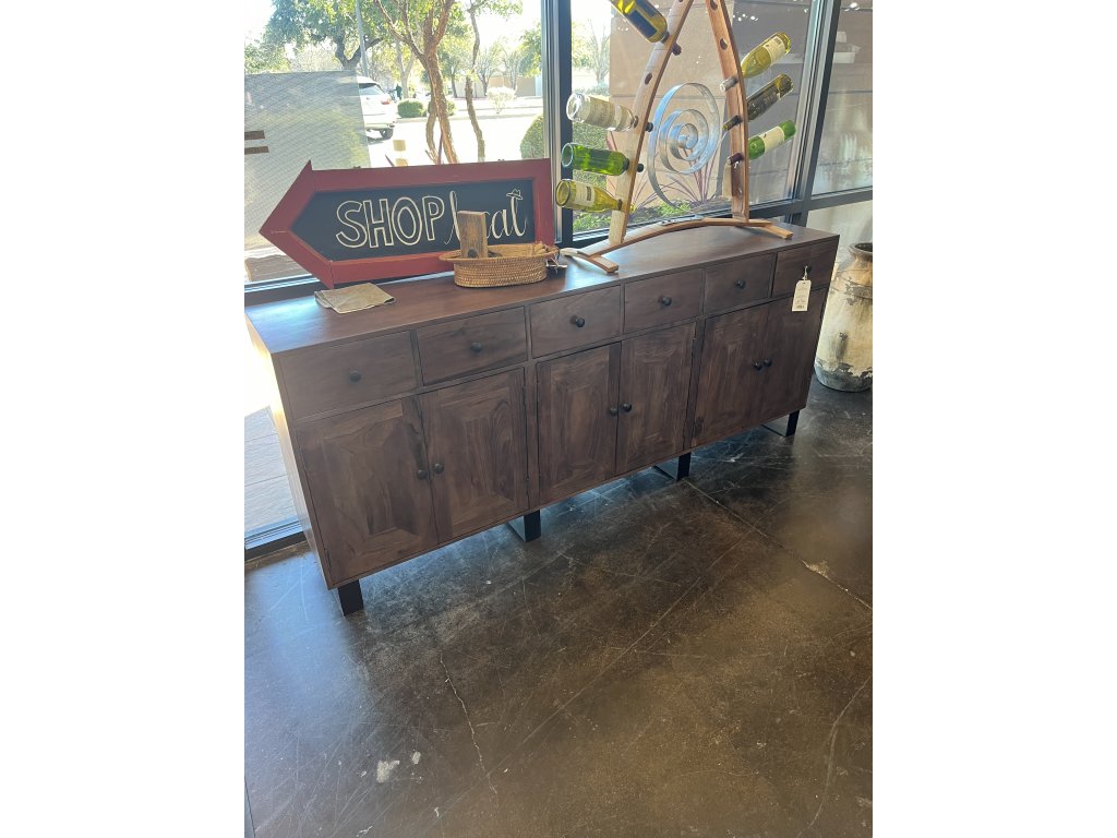 Bronx 6 Door Sideboard Brown 