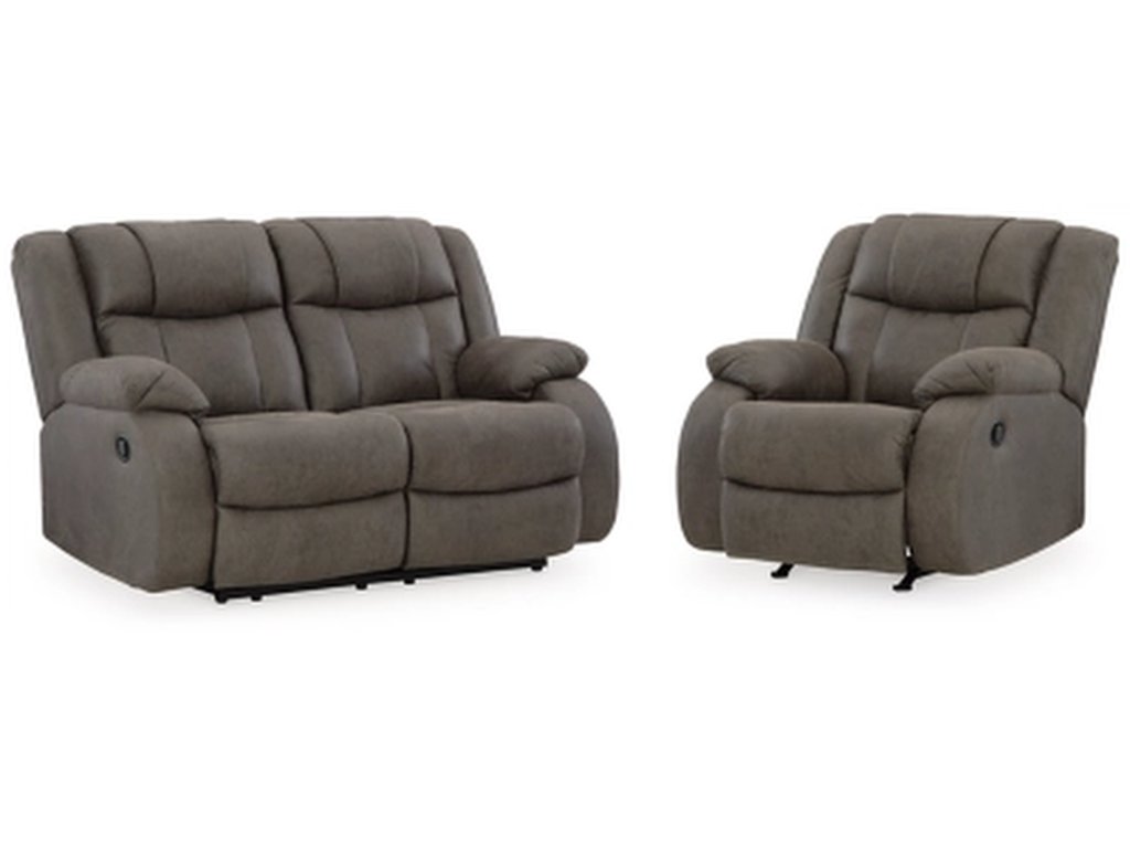 First Base Reclining Loveseat and Recliner - primary view