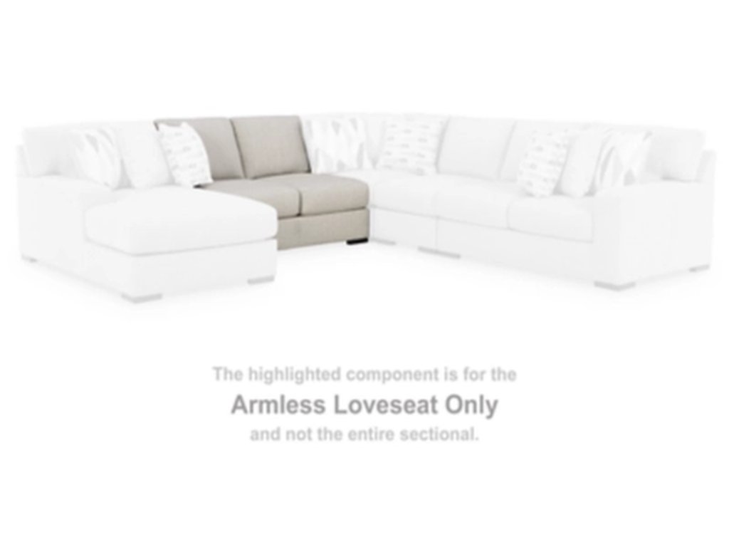 Laurelgrove Armless Loveseat