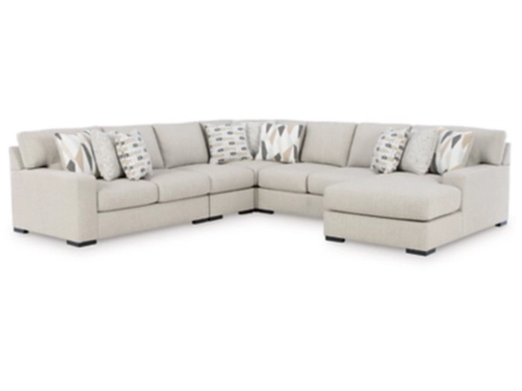 Laurelgrove 5-Piece Sectional with Chaise