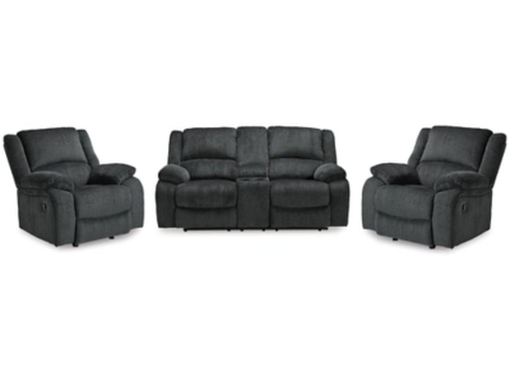 Draycoll Reclining Loveseat and 2 Recliners - primary view