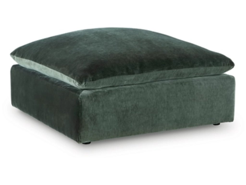 Carriage View Oversized Accent Ottoman