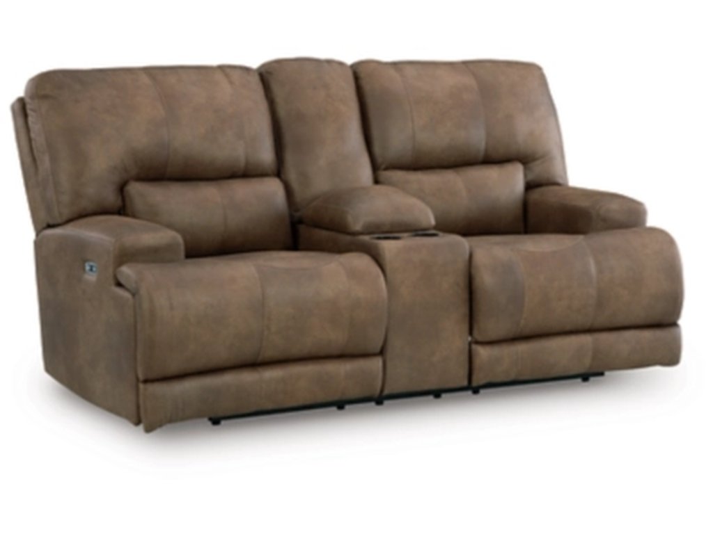 Beckley Place Power Reclining Loveseat with Console - primary view