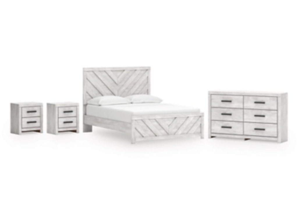 Cayboni Queen Panel Bed, Dresser and 2 Nightstands - primary view