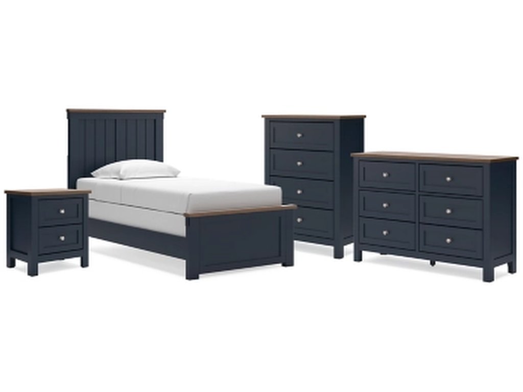 Landocken Twin Panel Bed, Dresser, Chest and Nightstand - primary view