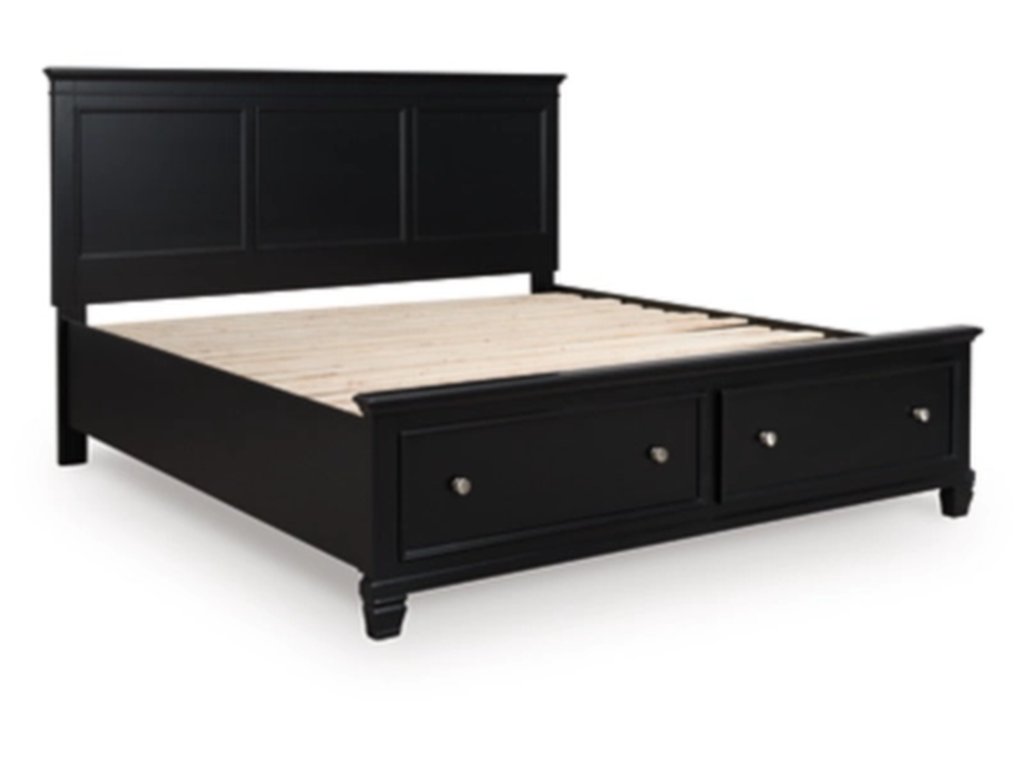 Lanolee King Panel Storage Bed - primary view