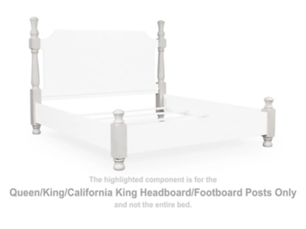 Rowlenstown Queen/King/California King Headboard/Footboard Posts