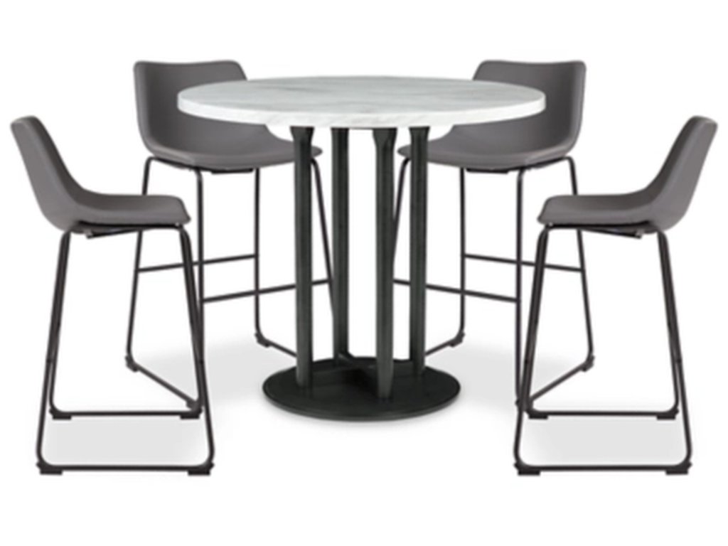 Centiar Counter Height Dining Table and 4 Barstools - primary view
