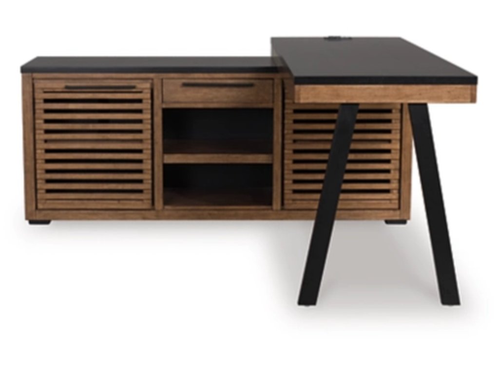 Kallari Credenza with Desk Return