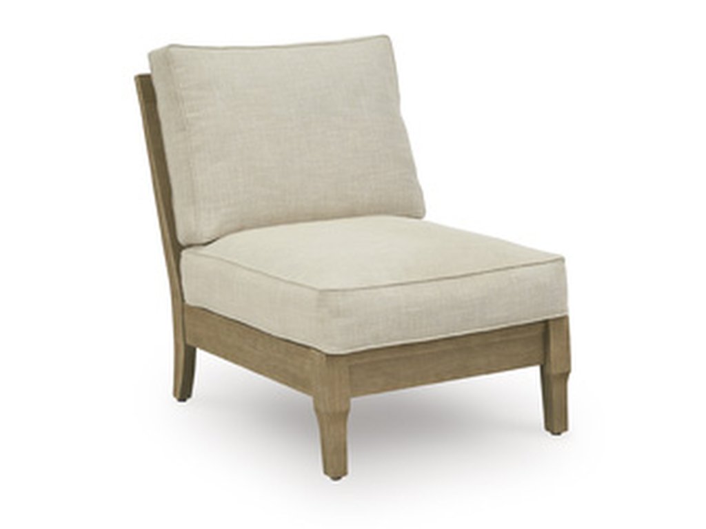 Clare View Armless Chair with Cushion