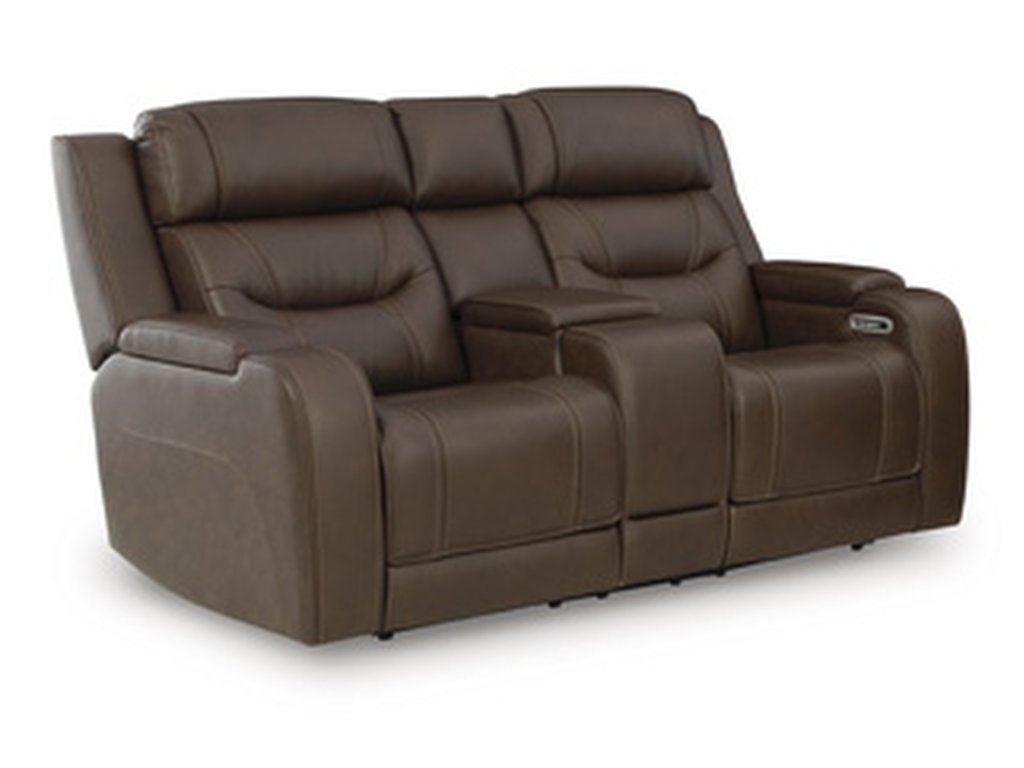 Knightington Power Reclining Loveseat with Audio Seating