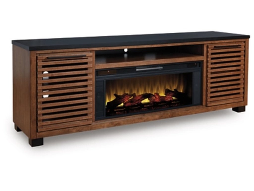 Kallari 84" TV Stand with Electric Fireplace