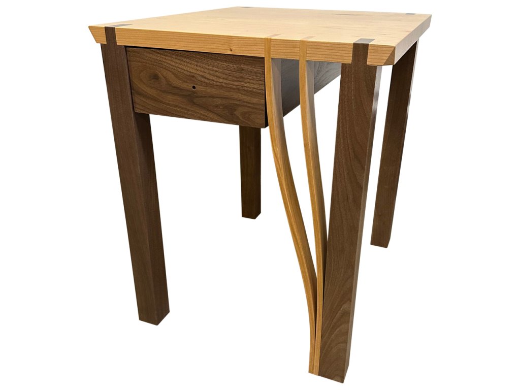 End Table with Custom Bendings