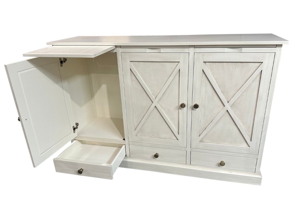 Barkman Furniture Custom X-Door Server Cabinet, alternate view