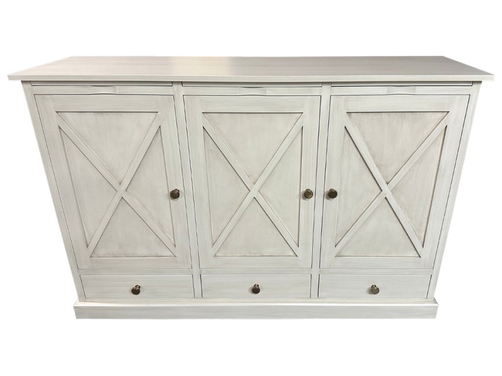 Barkman Furniture Custom X-Door Server Cabinet