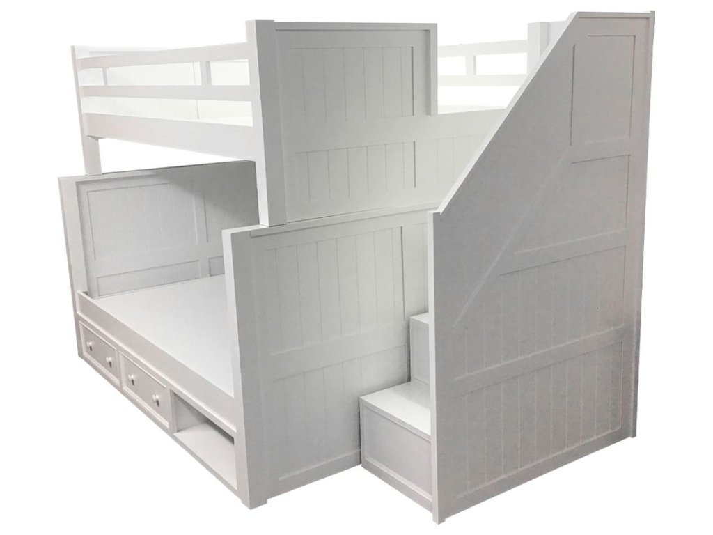 Custom Full over Queen Bunk Bed - Alternative View