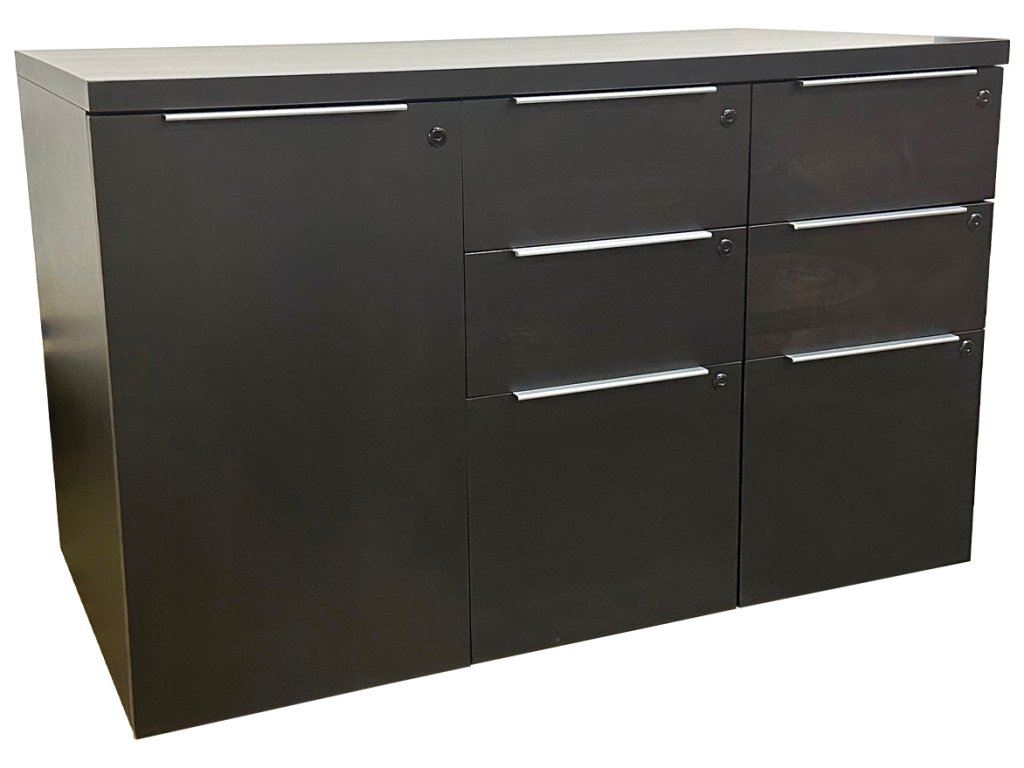 Custom Locking Office Credenza