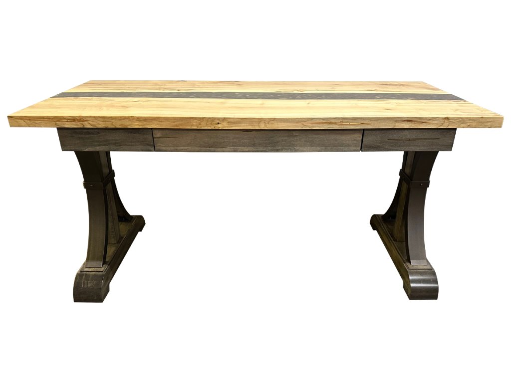 Live Edge Epoxy River Desk