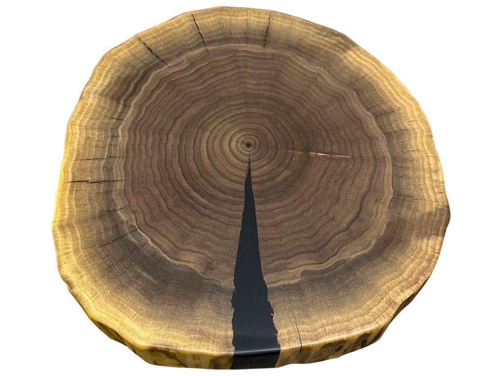 Custom Live Edge End Table