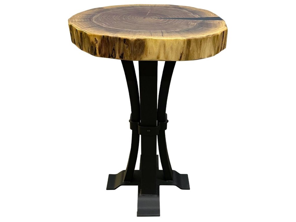 Custom Live Edge End Table