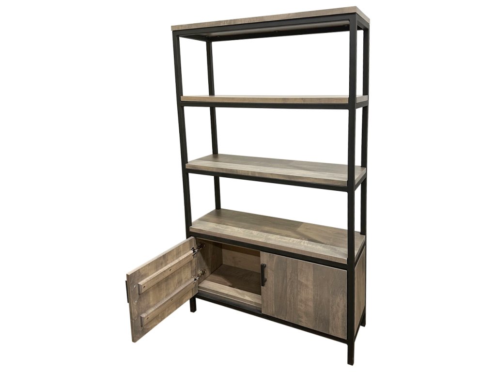 Custom Omni Bookshelf with Doors - Alternative View