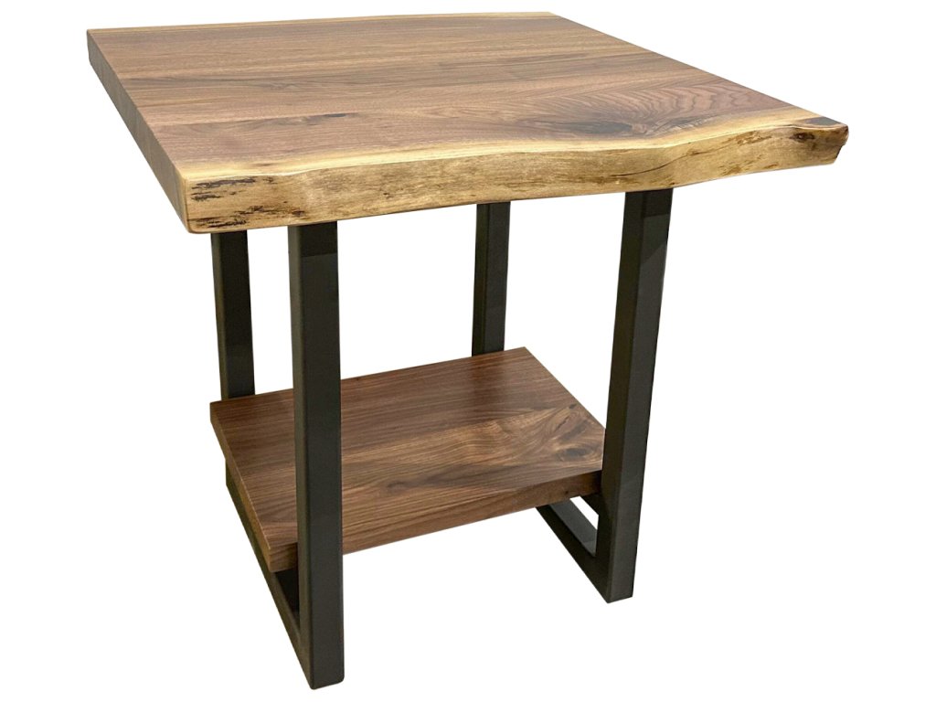 Custom Live Edge End Table