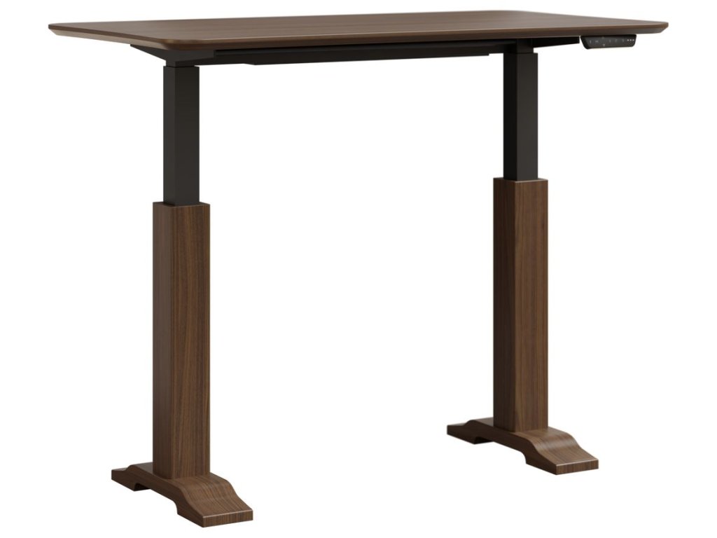 Dawsyn Adjustable Desk with Wood Base - Alternative View