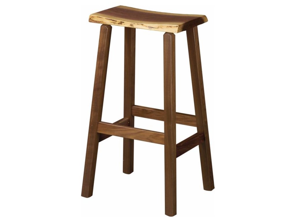 Barkman Furniture Live Edge Bar Chair