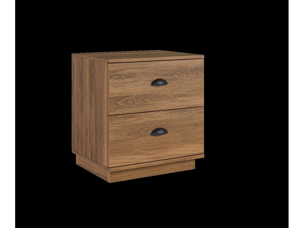 Oakley 2 Drawer Nightstand