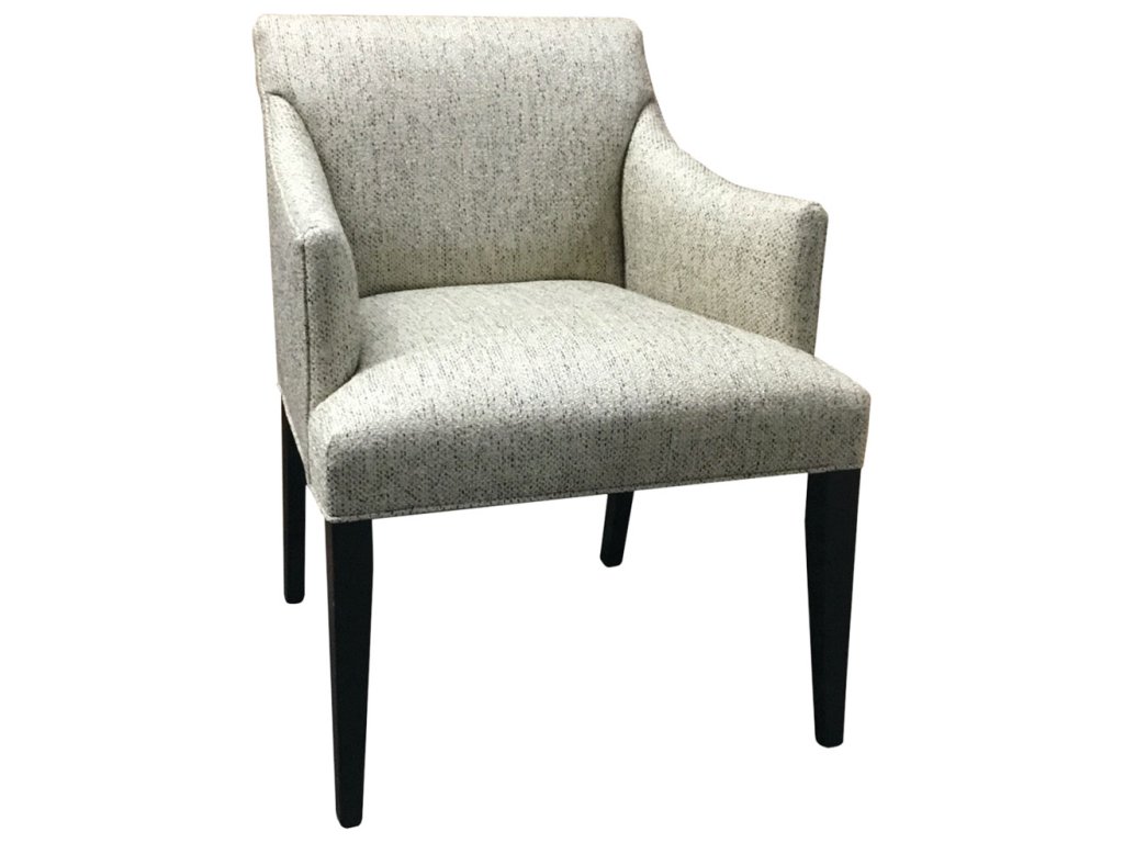 Alcott Low Back Straight Top Upholstered Arm Chair
