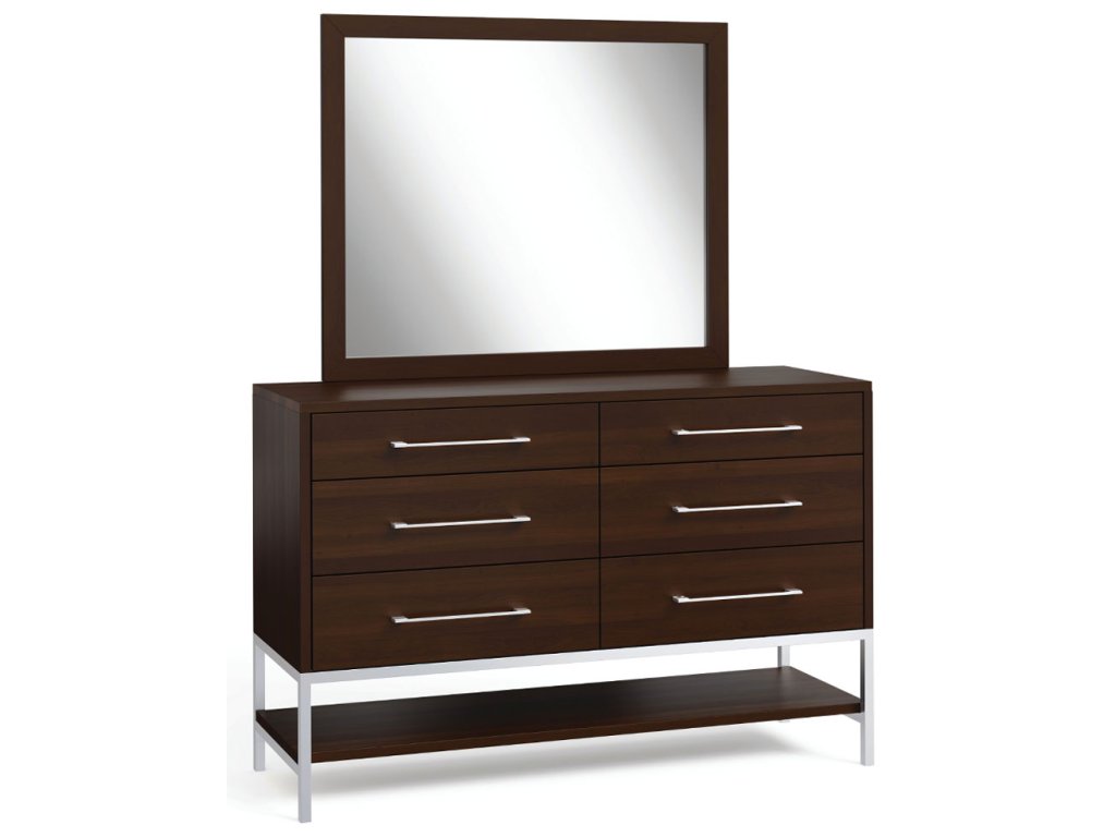 Arlington 6-Drawer Dresser with Mirror
