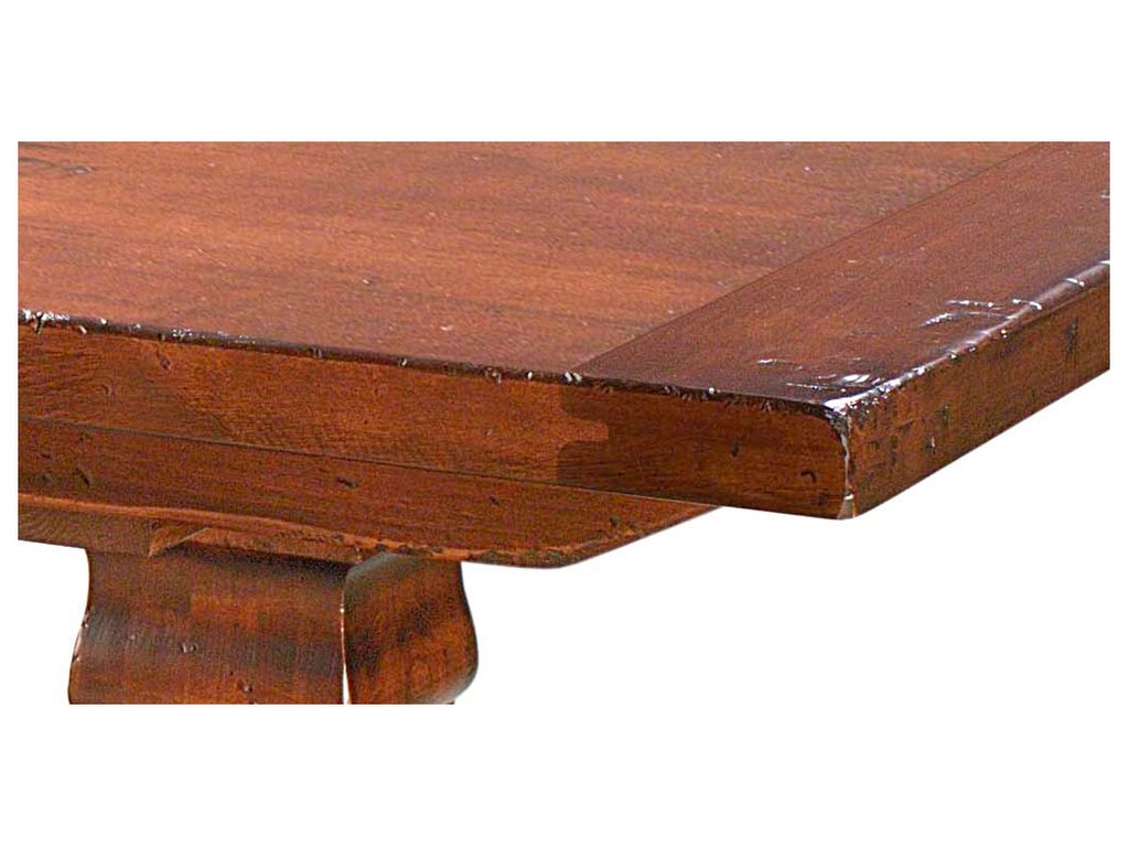 Provincial Cottage Dining Table With Breadboard Ends