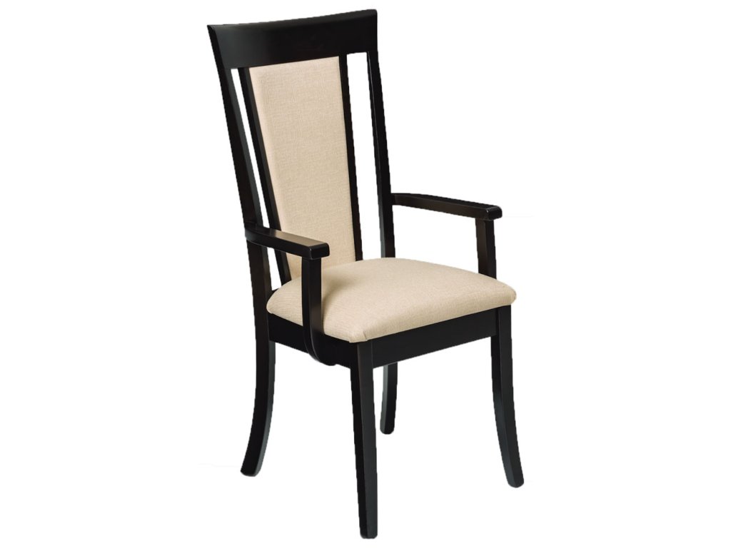 Jamestown High Back Upholstered Arm Chair