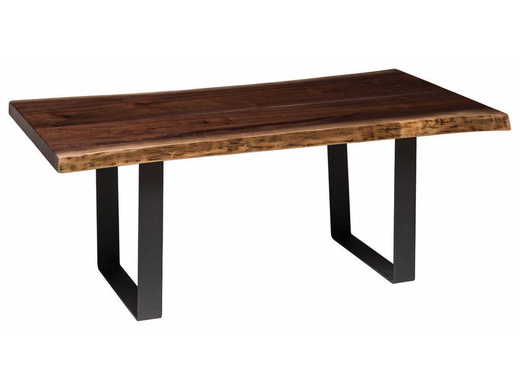 Live Edge U Base Coffee Table