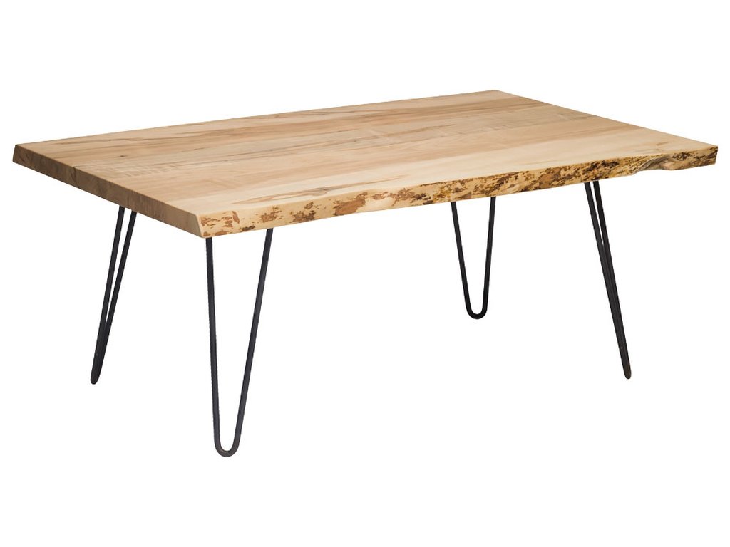Live Edge Hairpin Coffee Table