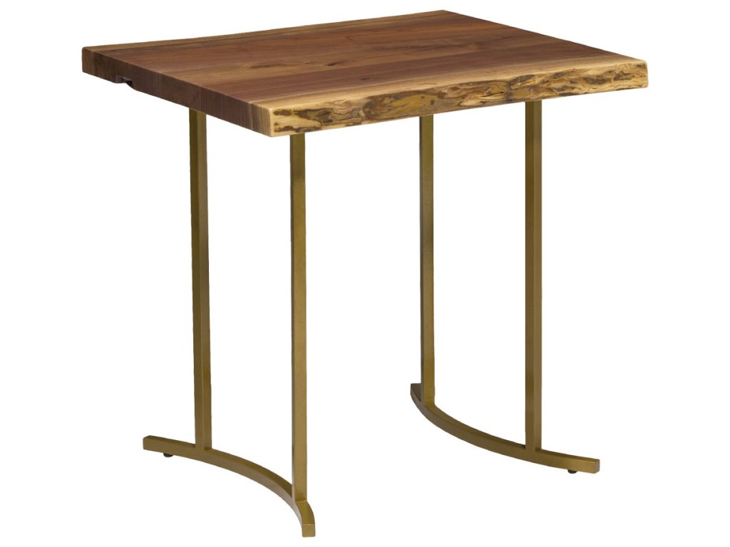Live Edge Orbit End Table