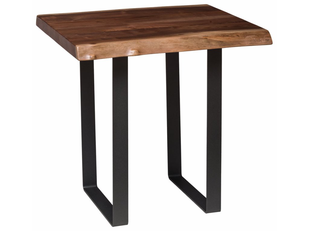 Live Edge U Base End Table