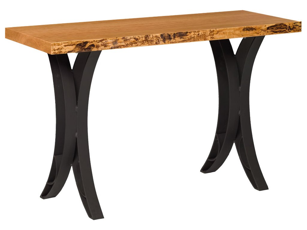 Live Edge Double Curve Sofa Table