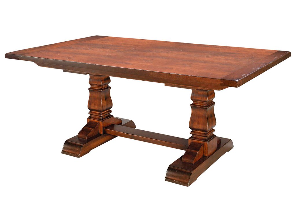 Provincial Cottage Dining Table With Breadboard Ends