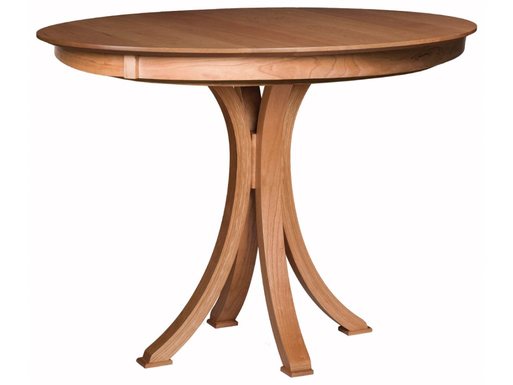 Rippleback Round Pedestal Extension Table