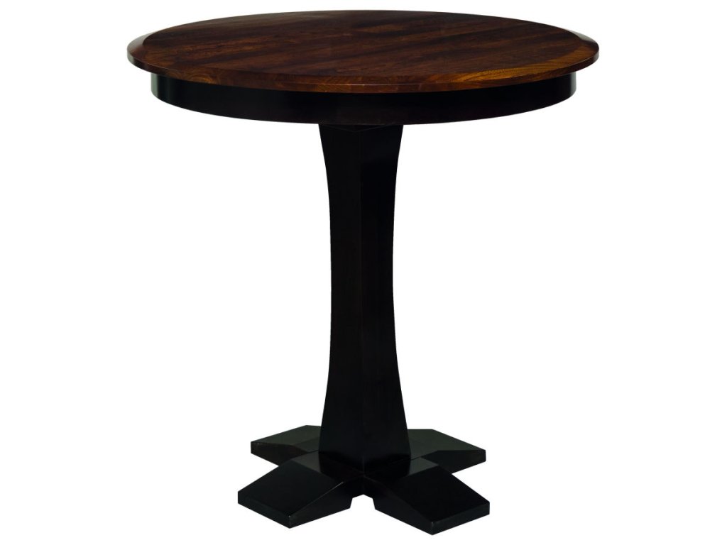 Christy Round Pedestal Solid Top Dining Table