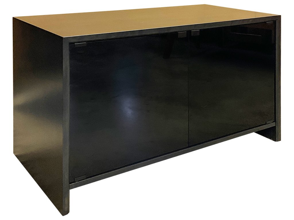 AV Cabinet with Tinted Glass Doors