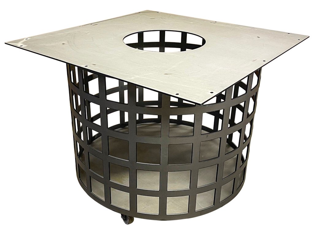 Steel Dining Table Base Only
