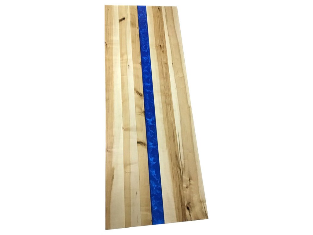 Epoxy River Straight Edge Top 42 x 114 Top