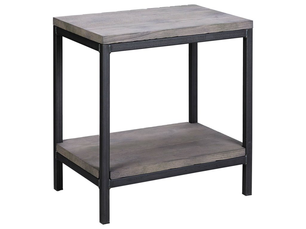 Omni End Table with Shelf