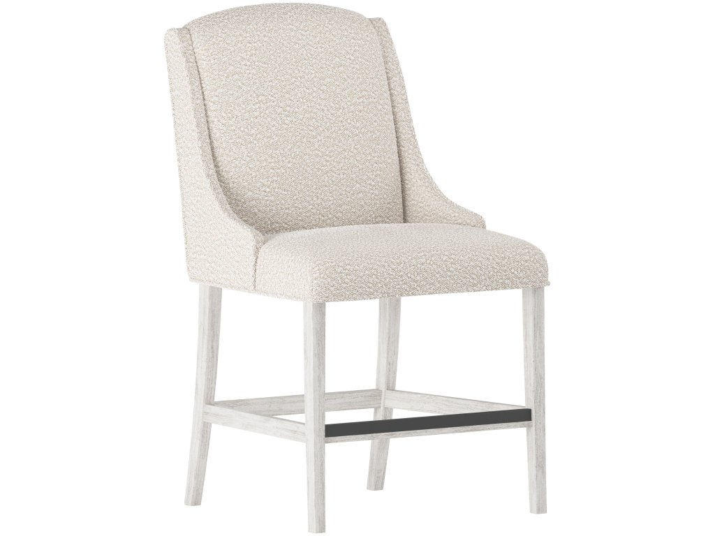 Slope Fabric Counter Stool